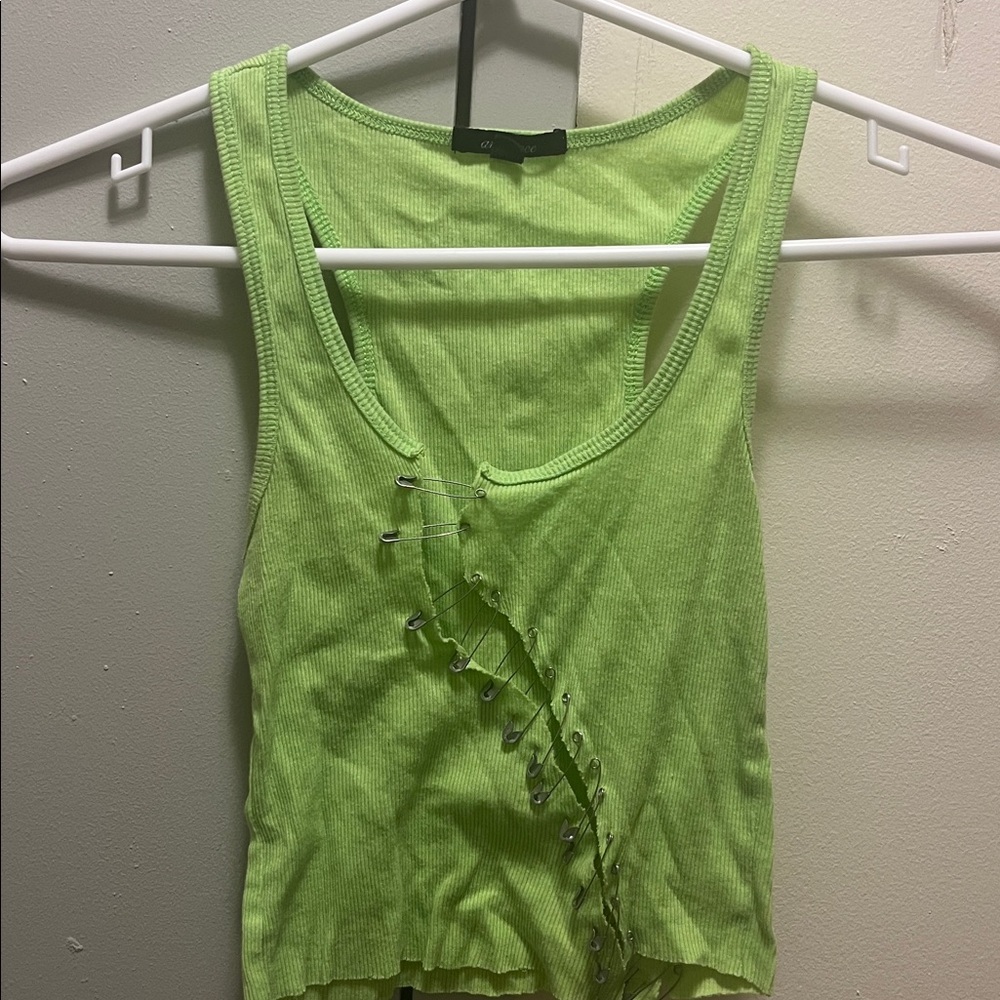 Stylish Green Tank Top
